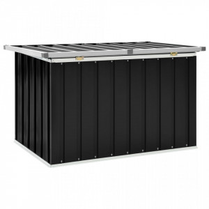 Lada de depozitare pentru gradina, antracit, 109 x 67 x 65 cm - V46259V - Img 4
