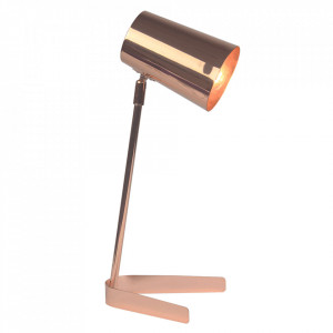 Lampă de masă, metal / roz auriu - TP290251