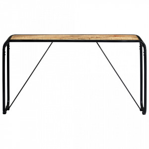Masa consola, 140 x 35 x 76 cm, lemn masiv de mango nefinisat - V247869V - Img 2