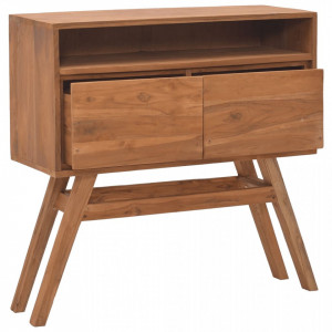Masă consolă, 80x30x80 cm, lemn masiv de tec - V326135V - Img 1