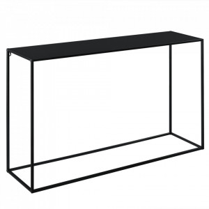 Masa consola de perete, 74 x 115 x 32 cm, negru mat - P65461664 - Img 3