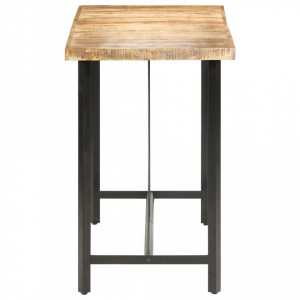 Masa de bar, 180x70x107 cm, lemn de mango nefinisat - V286613V - Img 3