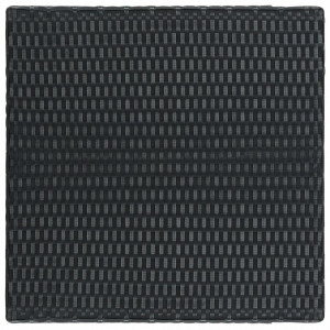 Masă de bar de grădină, negru, 60,5 x 60,5 x 110,5 cm poliratan - V45871V - Img 3