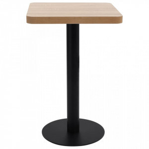 Masa de bistro, maro deschis, 50 x 50 cm, MDF - V286427V - Img 2