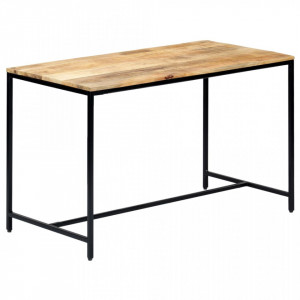 Masa de bucatarie, 120x60x75 cm, lemn masiv de mango nefinisat - V247812V