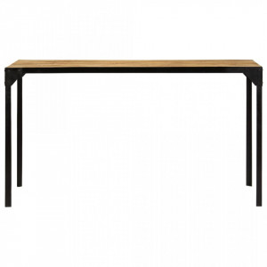 Masa de bucatarie, 140 x 80 x 76 cm, lemn masiv de mango - V246629V - Img 4