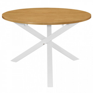 Masa de bucatarie, alb, 120 x 75 cm, MDF - V247631V - Img 2
