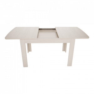 Masă de bucătărie extensibilă, crem, 130-175x80 cm - TP147860 - Img 19
