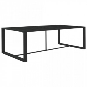 Masă de exterior, antracit, 120x60x66 cm, aluminiu - V318312V