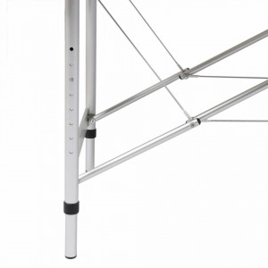 Masa de masaj pliabila 3 parti cadru din aluminiu Rosu - V110091V - Img 2