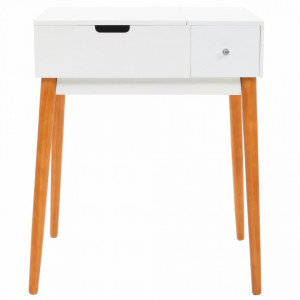 Masa de toaleta cu oglinda, MDF, 60x50x86 cm - V245752V - Img 3