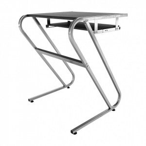 Masă PC, birou negru şi argintiu, 60 cm - TP85851 - Img 12