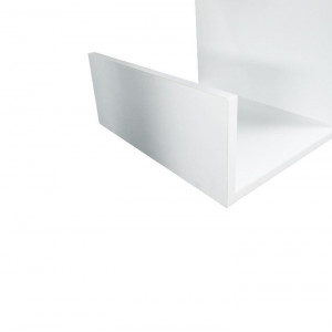 Masă portabilă cu poliţă, albă, 59x36x38 cm - TP235874 - Img 12