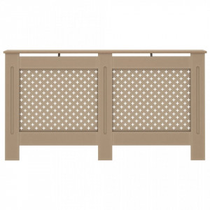 Masca pentru calorifer, negru, 152 x 19 x 81 cm, MDF - V288196V - Img 3