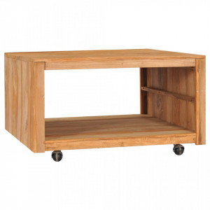 Masuta de cafea, 80 x 80 x 40 cm, lemn masiv de tec - V288896V