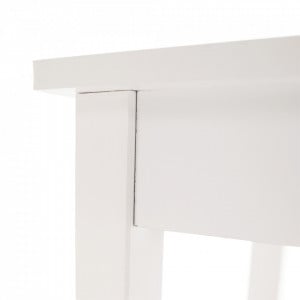 Măsuţă, masă tip consolă albă, 80x40x75 cm - TP277805 - Img 8