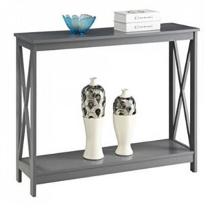 Măsuţă tip consolă, gri, 100x80x30 cm - TP277083 - Img 1