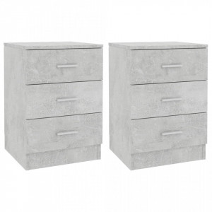 Noptiera, gri beton, 38 x 35 x 56 cm, PAL - V800458V - Img 2