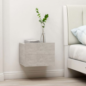 Noptiera, gri beton, 40 x 30 x 30 cm, PAL - V801061V