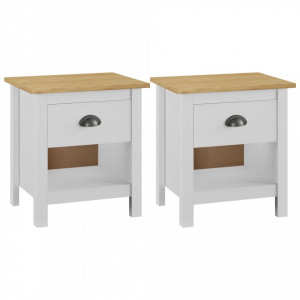 Noptiere Hill Range, 2 buc., 46x35x49,5 cm, lemn masiv de pin - V288970V