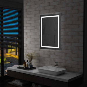 Oglinda cu LED de baie cu senzor tactil, 60 x 80 cm - V144730V