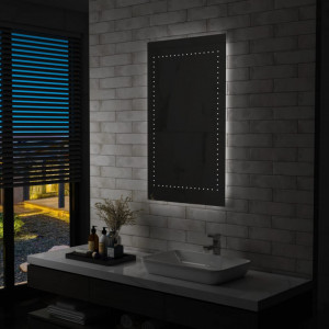 Oglinda cu LED de perete de baie, 60 x 100 cm - V144713V