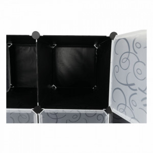 Organizator de dulap modular, alb / negru - TP182591 - Img 13