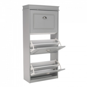 Pantofar, 3 compartimente, gri, 53x117x24 cm - TP289131 - Img 18