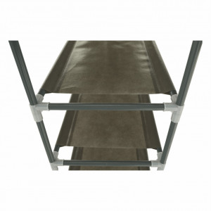 Pantofar cu rafturi, gri, 100x175x27 cm - TP263397 - Img 7