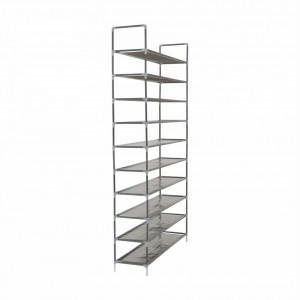 Pantofar cu rafturi, gri, 100x175x27 cm - TP263397 - Img 15