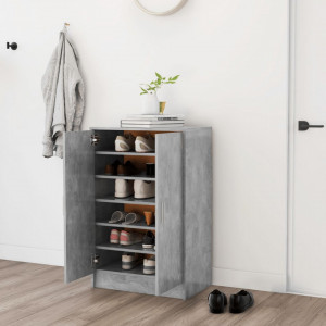Pantofar, gri beton, 60x35x92 cm, PAL - V808931V - Img 2