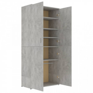 Pantofar, gri beton, 80 x 39 x 178 cm, PAL - V802862V - Img 4