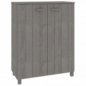 Pantofar, gri deschis, 85x40x108 cm, lemn masiv de pin - V340519V - Img 1