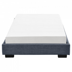 Pat tapitat modern, 214 x 96 x 20 cm, gri inchis, pentru 1 persoana - P67234588 - Img 4