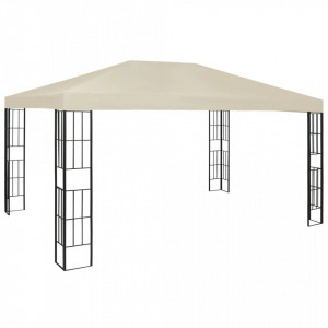 Pavilion cu șir de lumini LED, crem, 3x4 m - V3070321V - Img 3