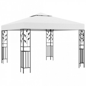 Pavilion de grădină, alb, 3 x 3 m, 180 g/m² - V312242V - Img 2