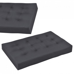 Perna sezut pentru mobilier paleti, 120 x 80 x 15 cm, gri inchis - P54694309 - Img 2