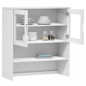 Rafturi superioare dulap înalt, alb, 90x35x100 cm, lemn de pin - V350550V - Img 3