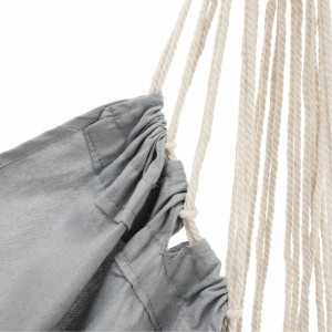 Scaun balansoar suspendabil, leagăn agăţat, gri, 100x130 cm - TP274717 - Img 10