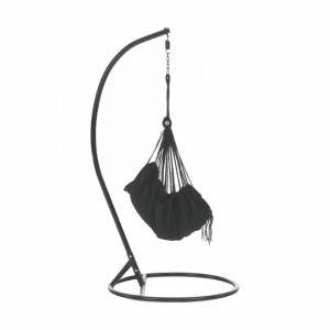 Scaun balansoar suspendabil, leagăn agăţat, gri, 100x130x55 cm - TP267825 - Img 19