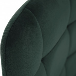 Scaun de bar, material textil Velvet verde închis - TP299530 - Img 13