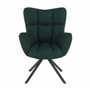 Scaun de design, ţesătură verde - TP265010 - Img 16