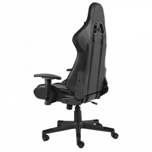 Scaun de jocuri pivotant, negru, PVC - V20478V - Img 4