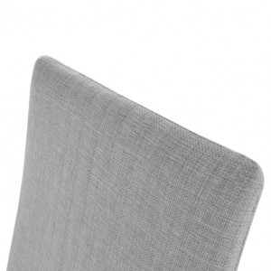 Scaun dining, material textil gri deschis/crom - TP182175 - Img 14