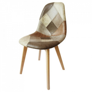 Scaun dining, patchwork/fag - TP256781 - Img 3