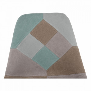 Scaun dining, patchwork mentol/maro - TP258420 - Img 12