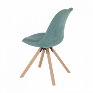 Scaun, material textil verde mentol/lemn fag - TP202573 - Img 9