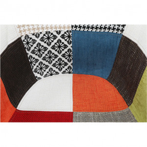 Scaun, ţesătură patchwork/fag - TP228663 - Img 10