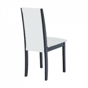Scaun, wenge/piele eco alb - TP203071 - Img 11