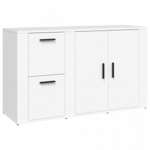 Servantă, alb, 100x33x59,5 cm, lemn prelucrat - V820996V - Img 1